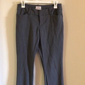 Flare grey work pants